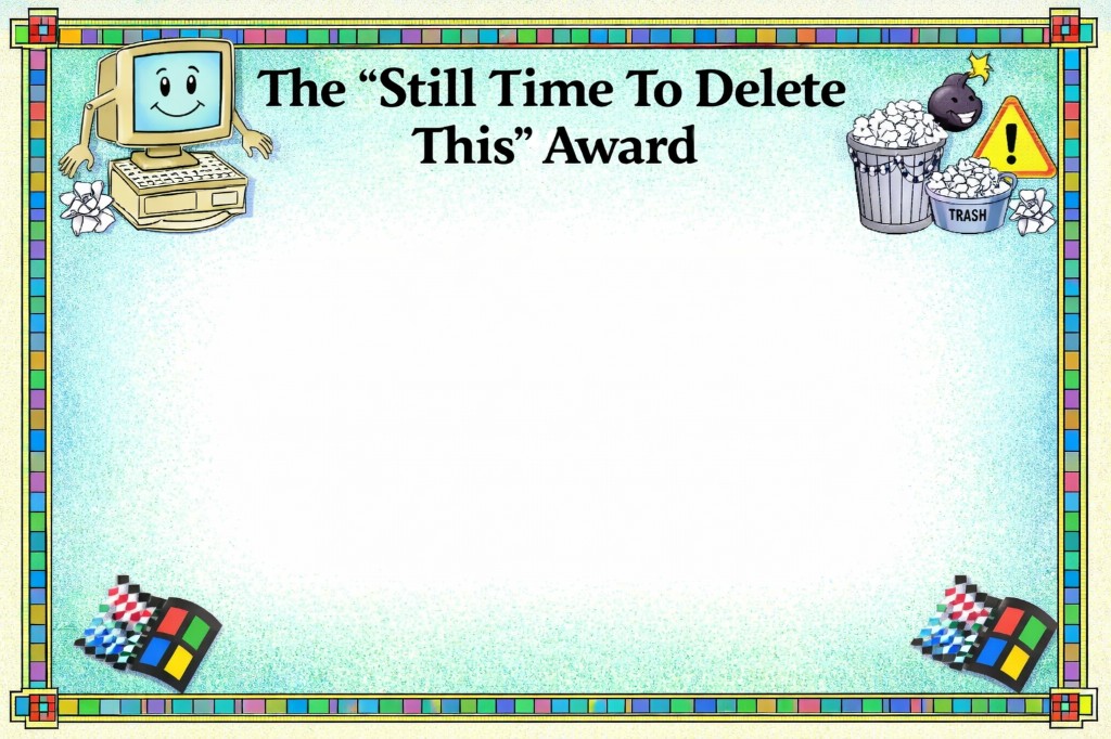 Still Time To Delete This